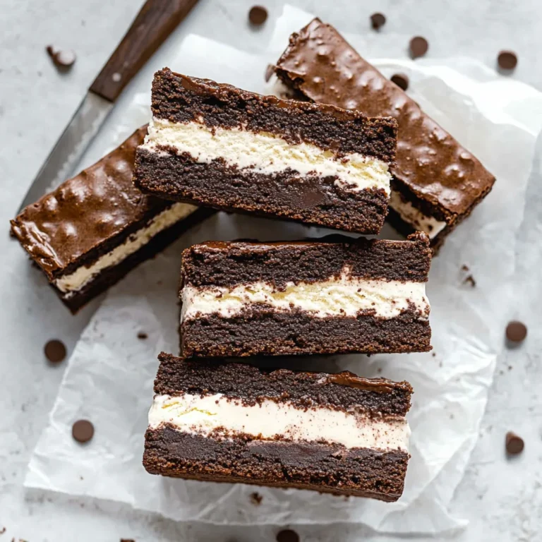 Brownie Ice Cream Sandwiches
