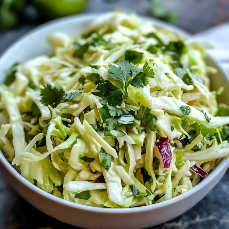 Cilantro Lime Slaw - No Mayo