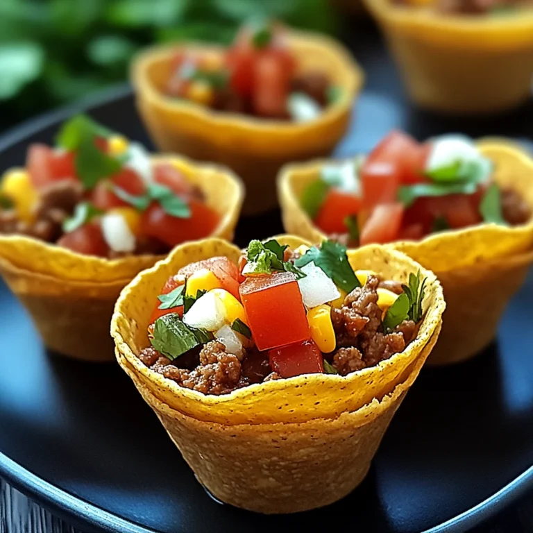 Crunchy Taco Cups