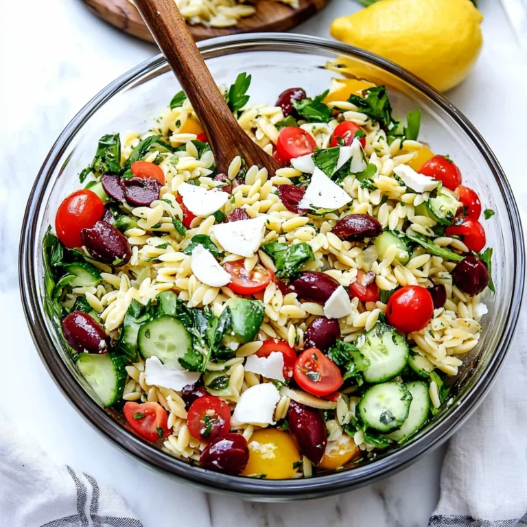 Mediterranean Orzo Salad Recipe