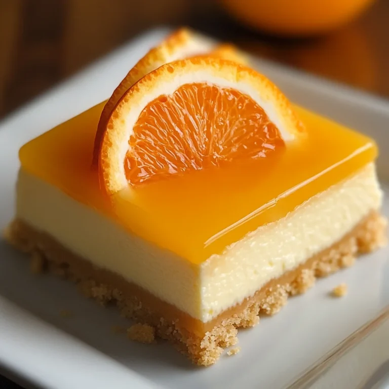 Orange Creamsicle Cheesecake Bars