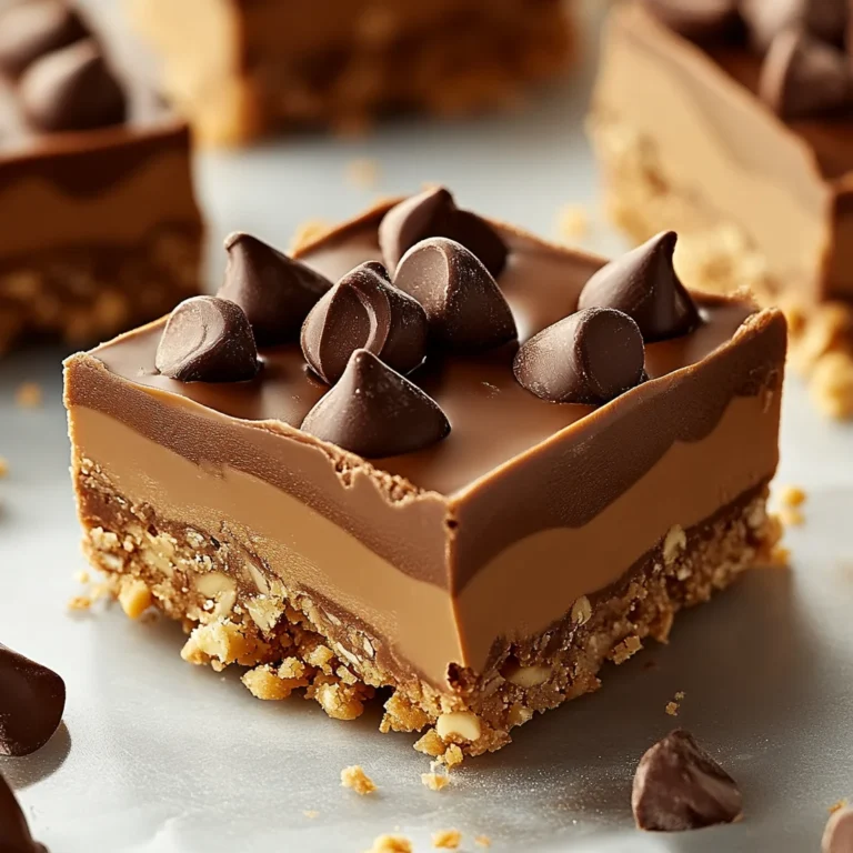 Reese's Peanut Butter No-Bake Bars