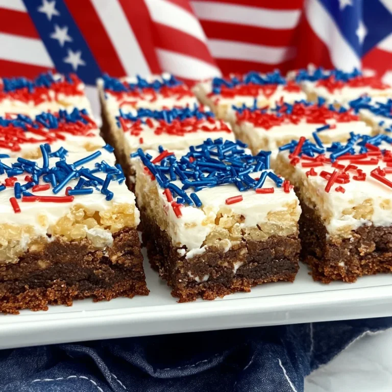 4th of July Brownie Krispie Bars
