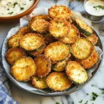 Crispy Parmesan Zucchini Rounds