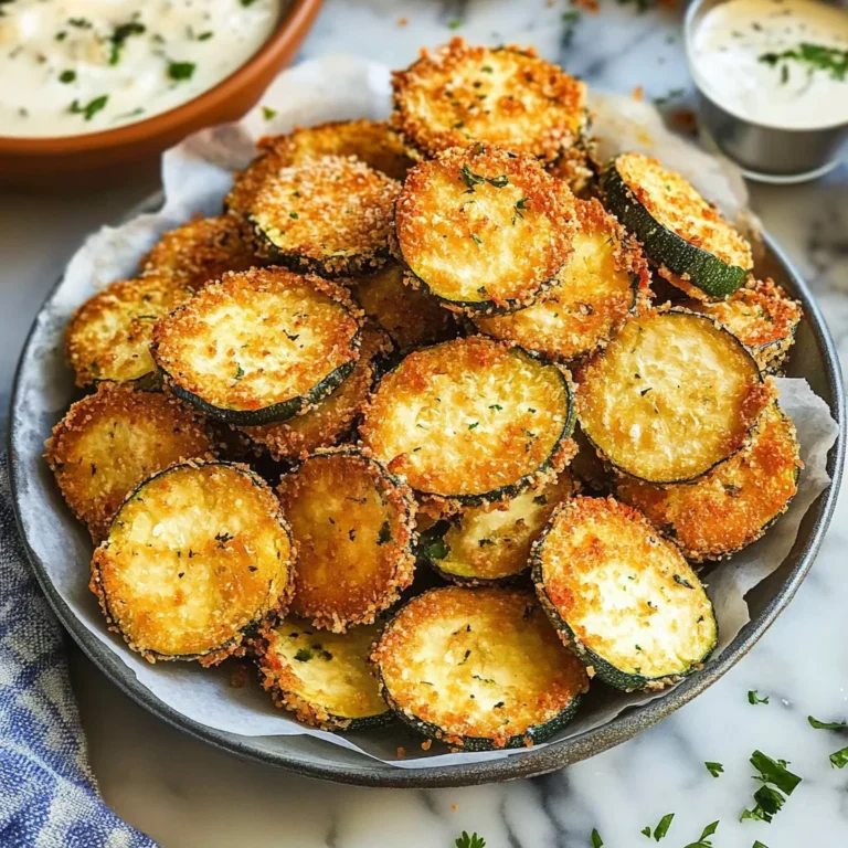 Crispy Parmesan Zucchini Rounds