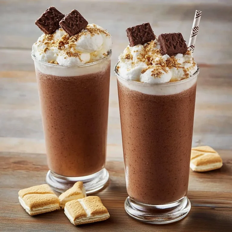 Frozen S'mores Milkshake