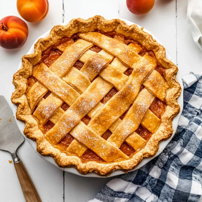 Homemade Apricot Pie Recipe