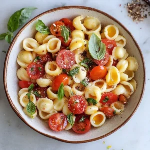 Orecchiette Bruschetta Pasta Salad