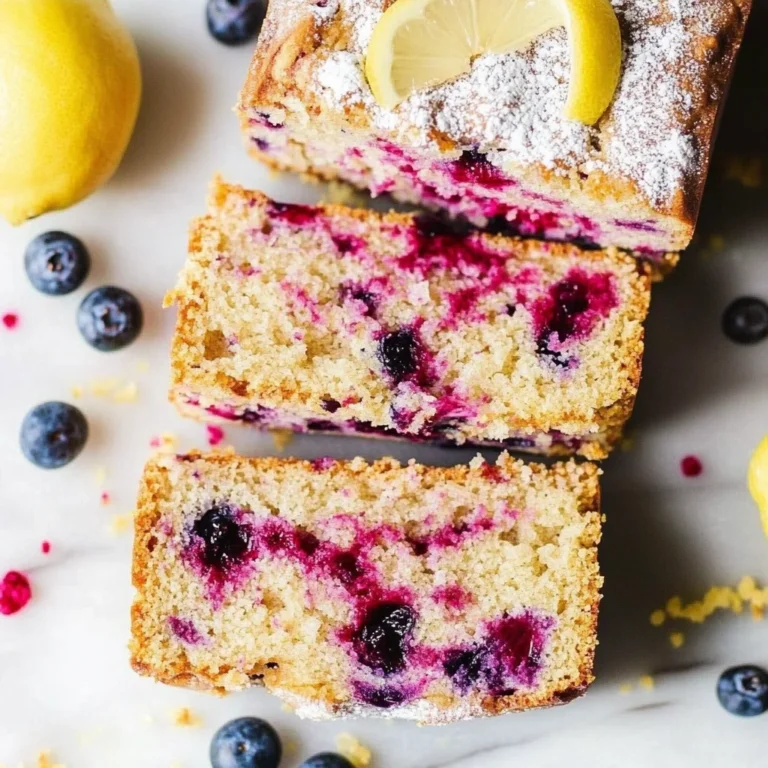 Paleo Lemon Blueberry Bread