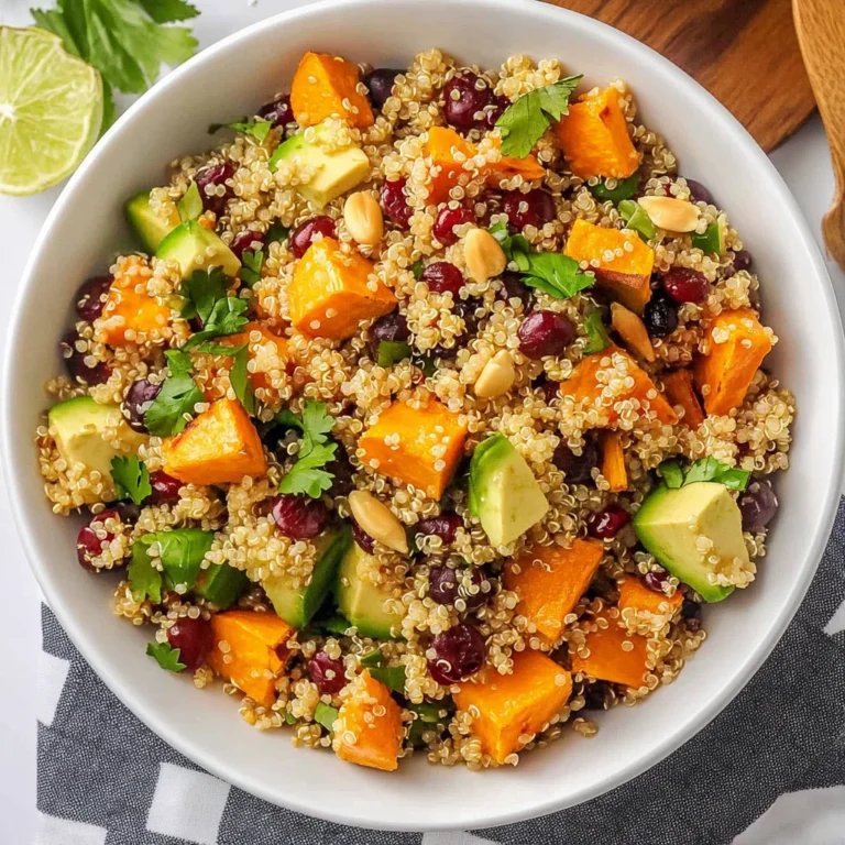 Roasted Sweet Potato Quinoa Salad