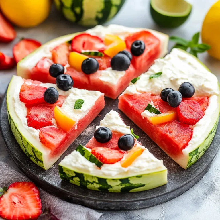 Watermelon Pizza Recipe