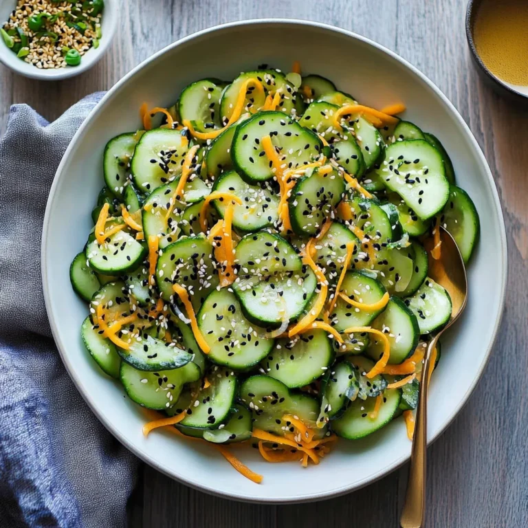 10-Minute Ginger Miso Cucumber Salad