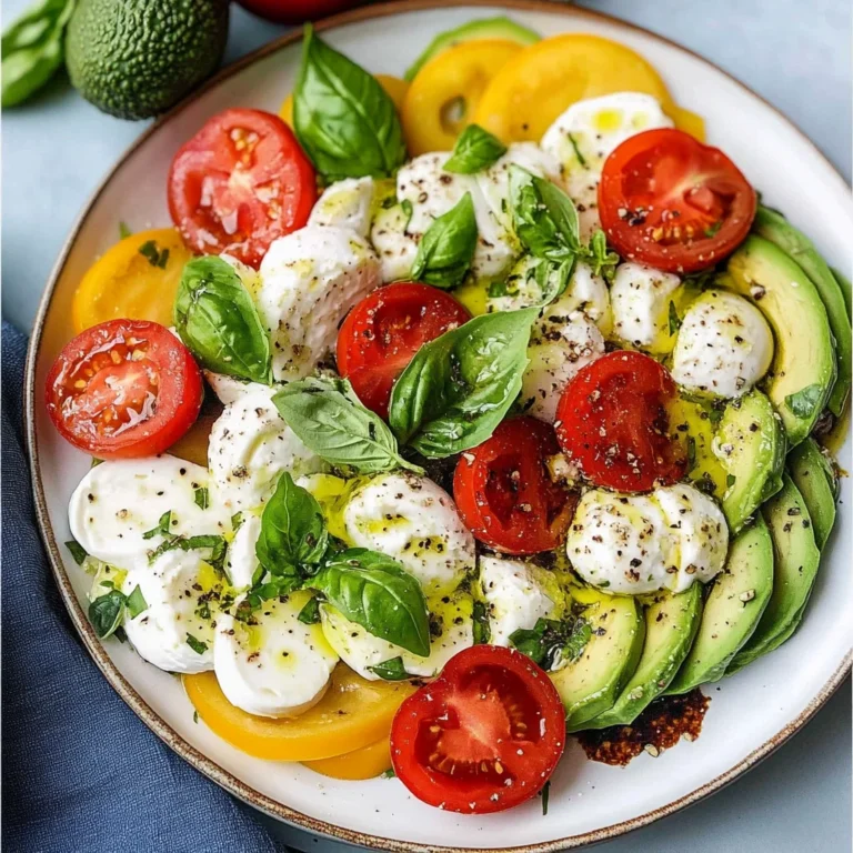 Avocado Caprese Salad