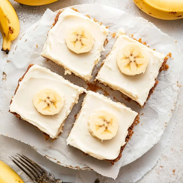 Banana Bars with Cream Cheese Frosting