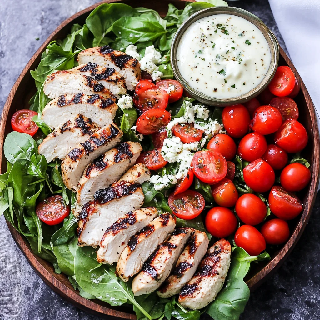 Caprese Grilled Chicken Salad
