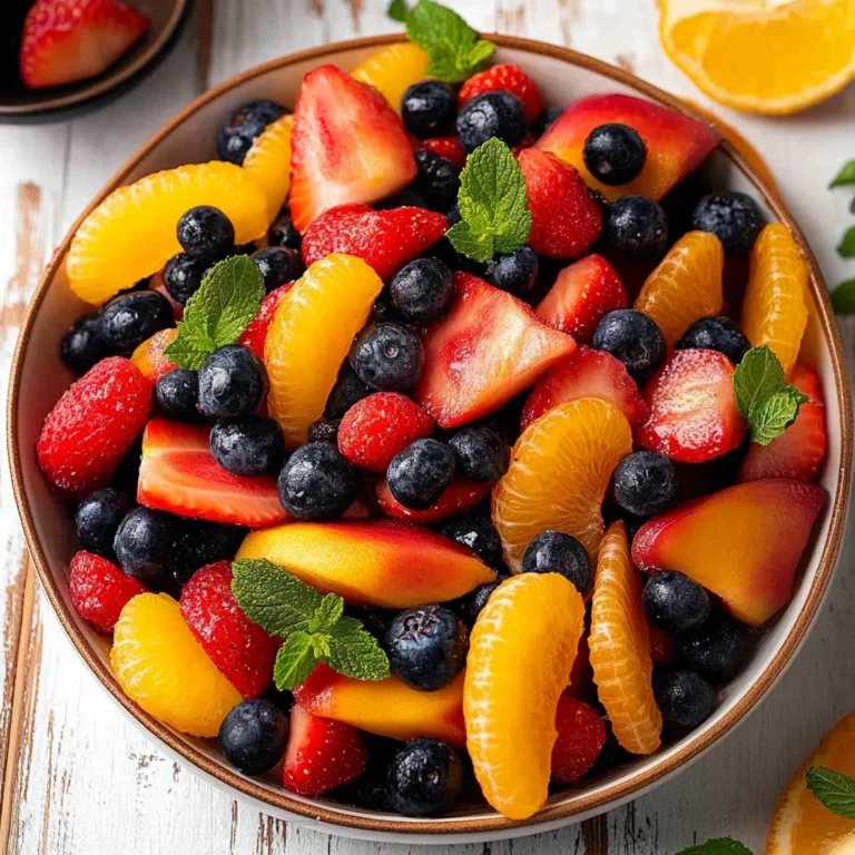 Citrus Berry Fruit Salad with Honey-Poppy Dressing