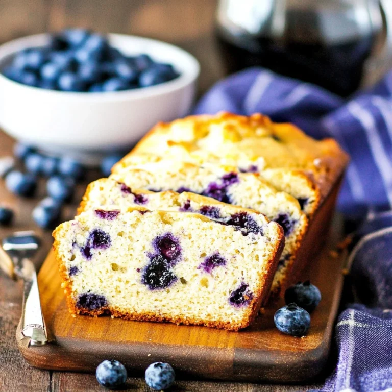 Cream Cheese Blueberry Bread