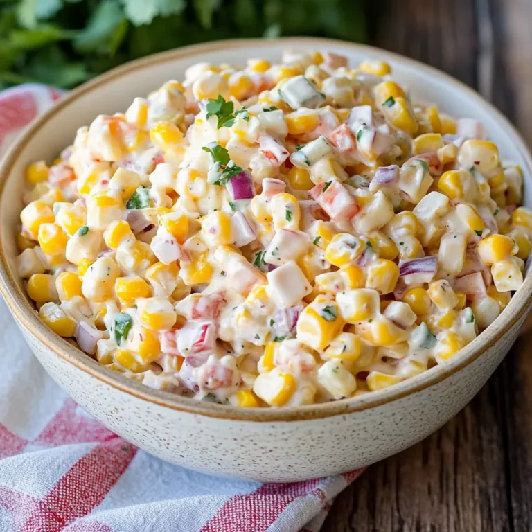 Creamy Corn Salad Recipe