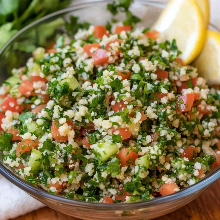 Easy Homemade Tabbouleh (tabouli)