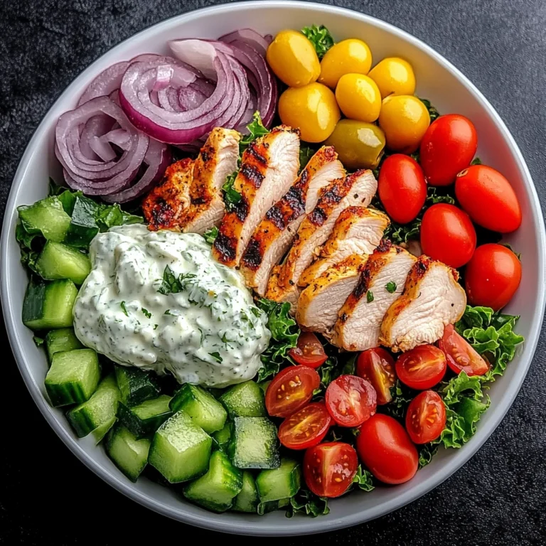 Greek Chicken Salad with Tzatziki: A Flavorful Delight!