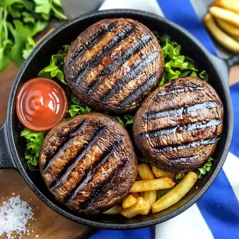 Grilled Portobello Mushroom Burgers