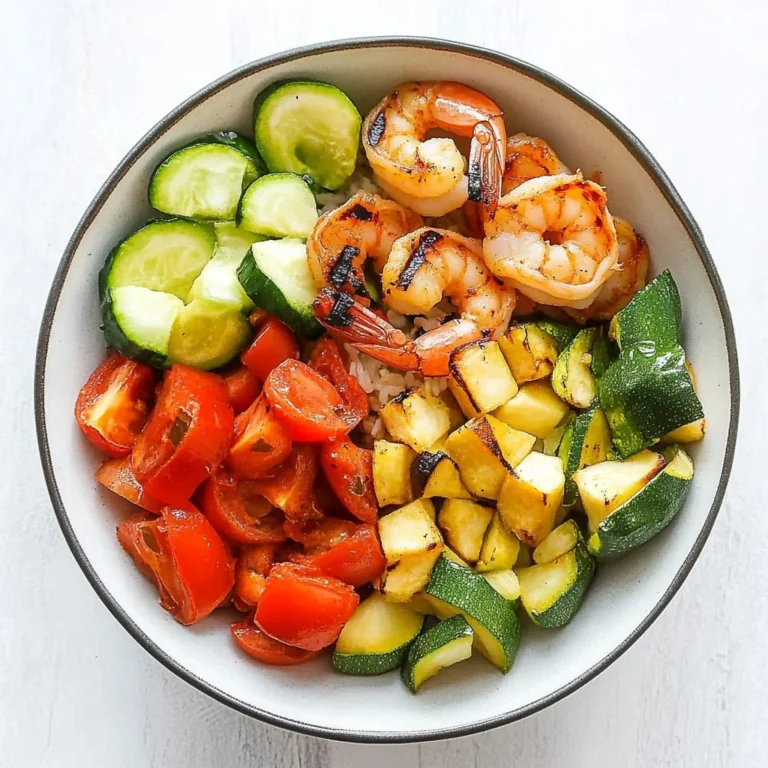 Grilled Shrimp and Vegetable Bowl