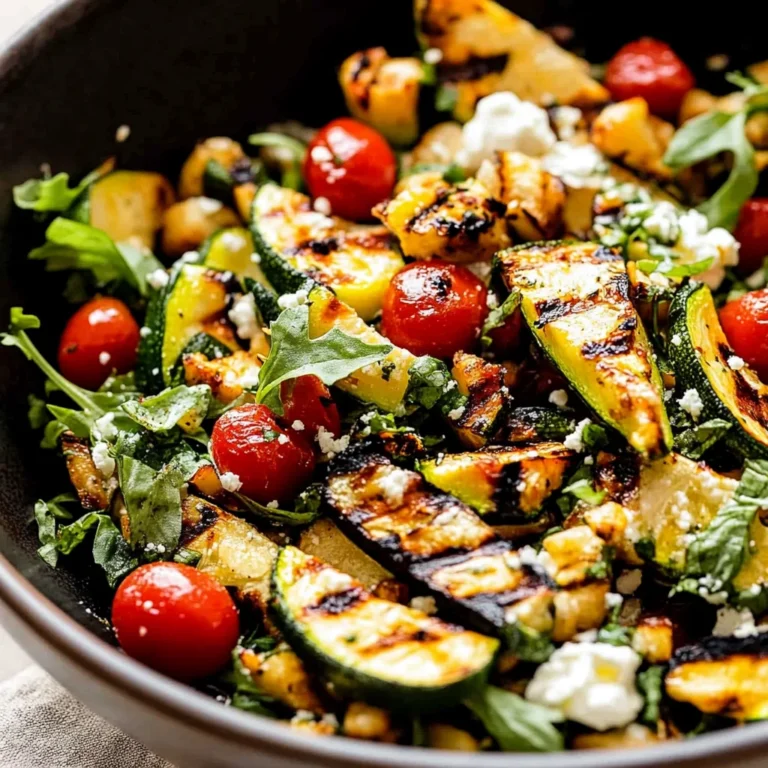 Grilled Zucchini Salad