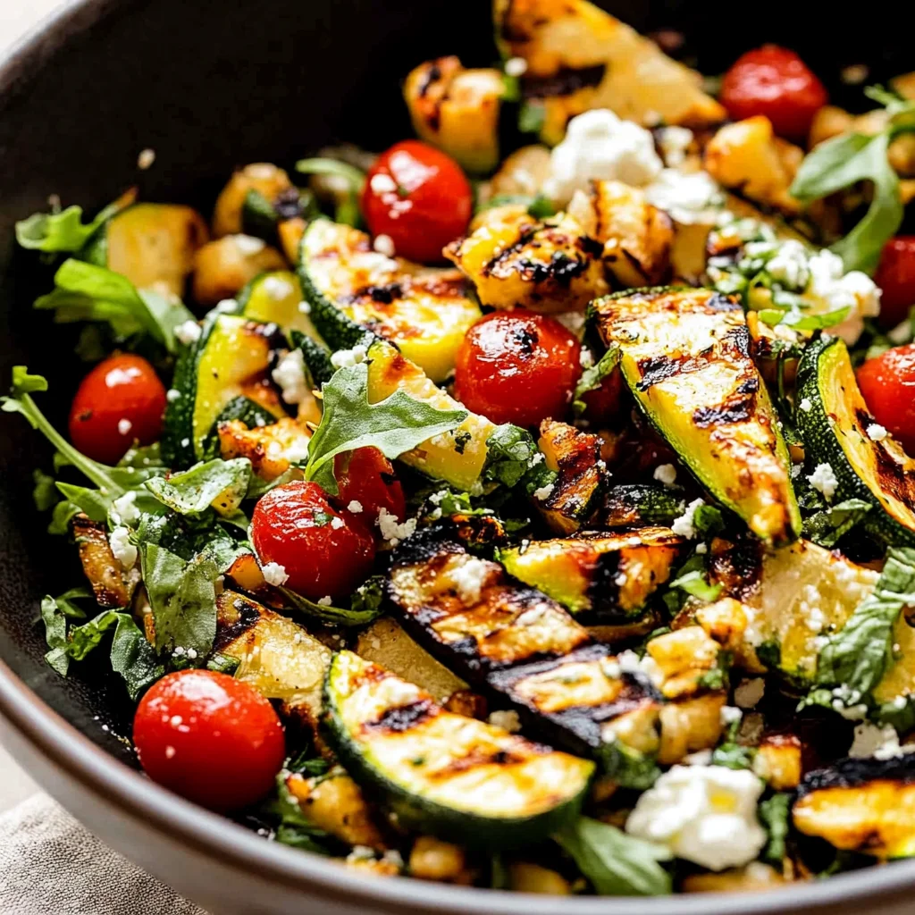 Grilled Zucchini Salad