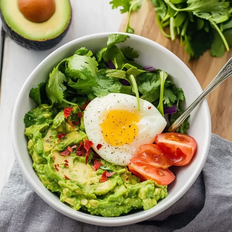 Guacamole Egg Breakfast Bowl Recipe