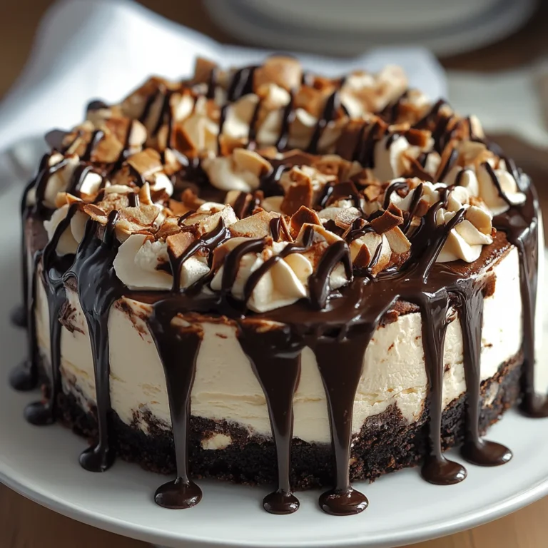 Hot Fudge Sundae Brownie Cheesecake
