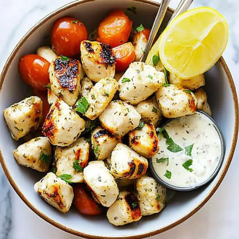 Mediterranean Chicken Bites