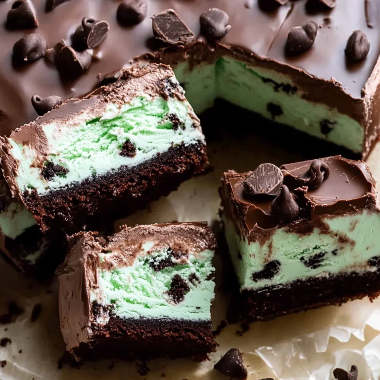 Mint Chocolate Chip Ice Cream Cake