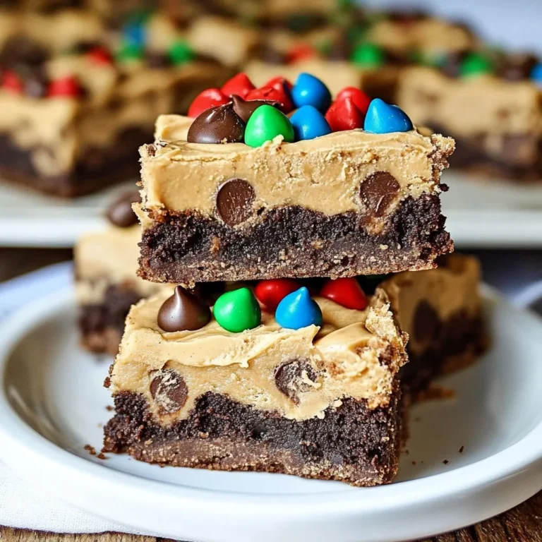 Peanut Butter Whip Brownies