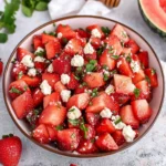 Strawberry Watermelon Salad with Refreshing Honey