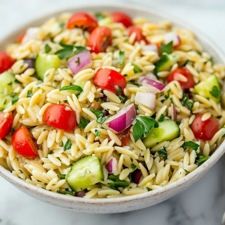 The Best Orzo Pasta Salad