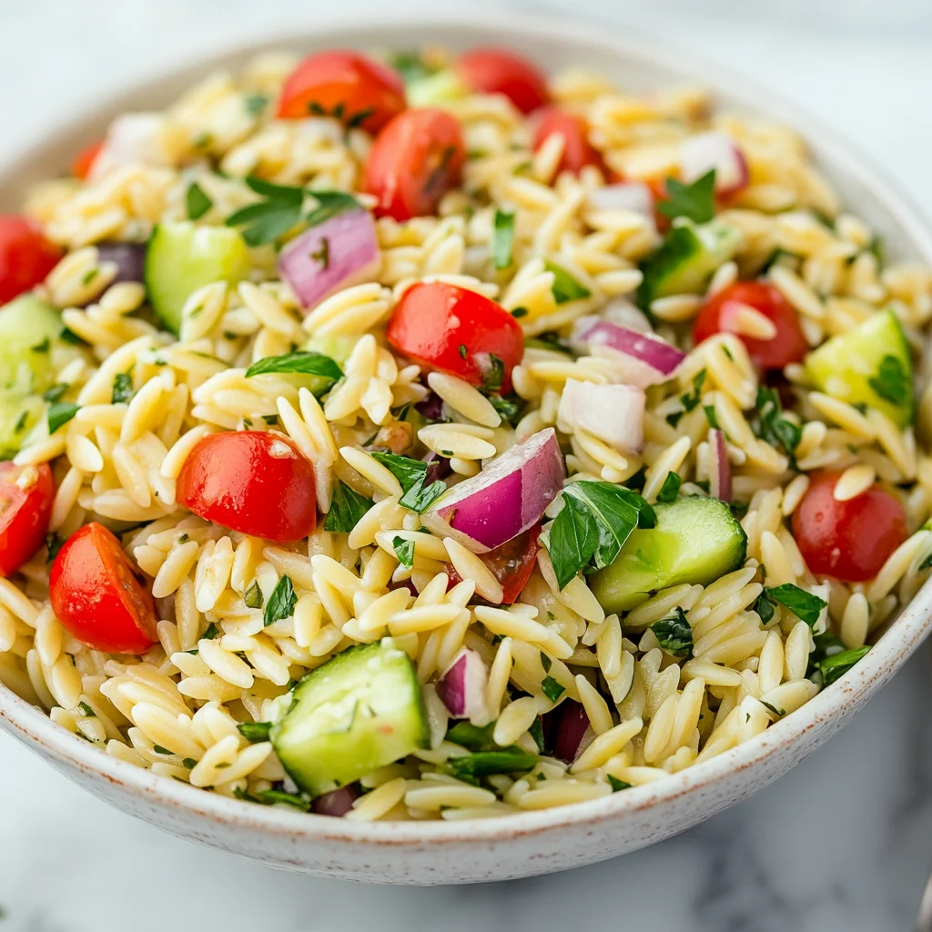 The Best Orzo Pasta Salad