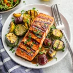 5 Ingredient Marinated Grilled Salmon