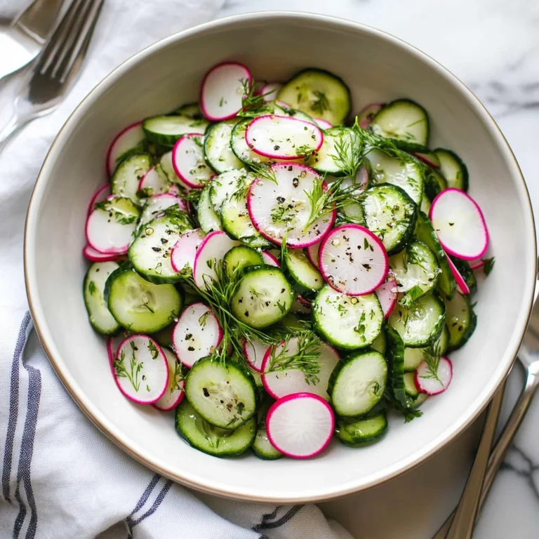 Cucumber Radish Salad