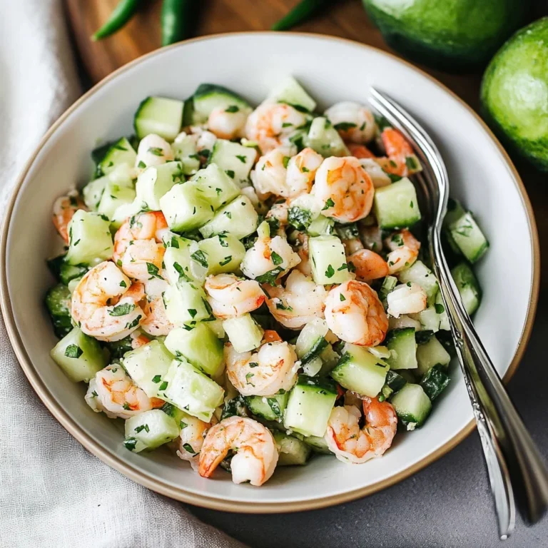 Cucumber Shrimp Salad