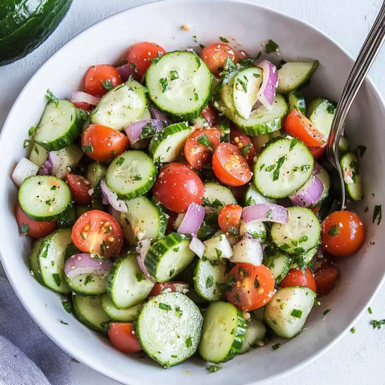 Cucumber Tomato Salad