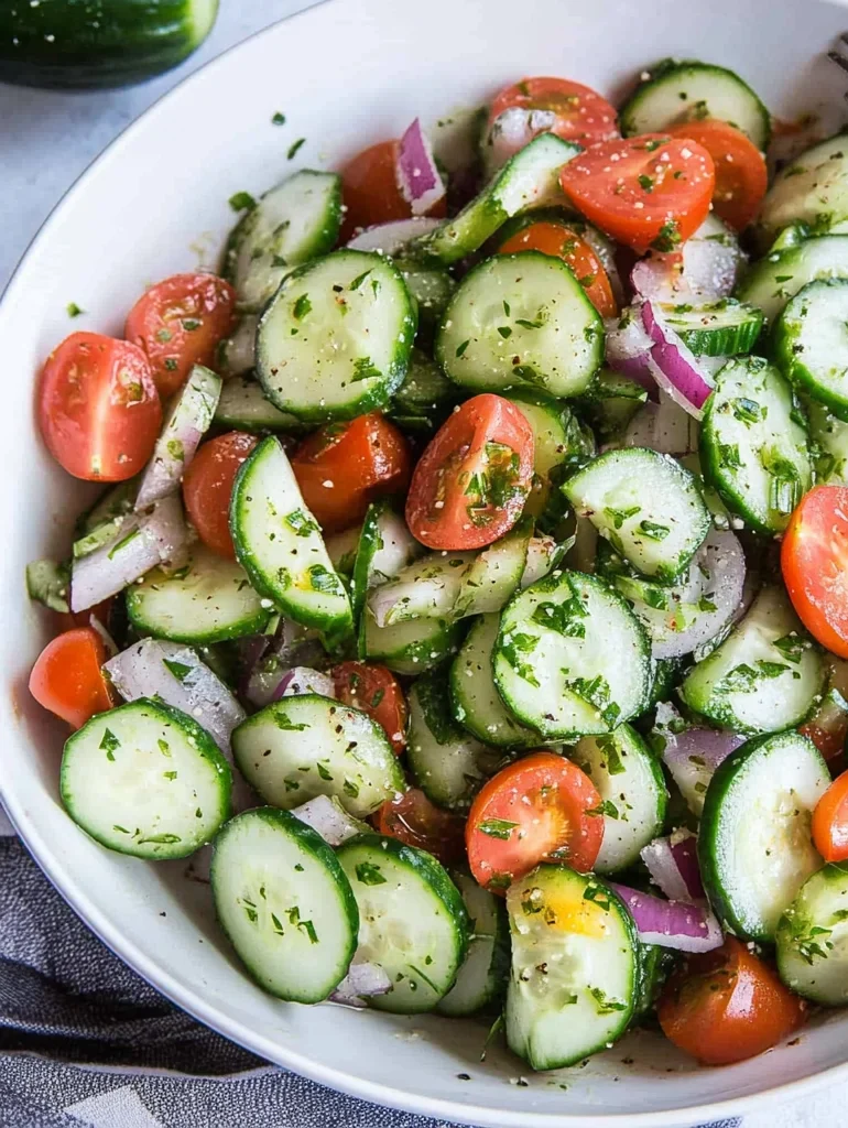 Cucumber Tomato Salad