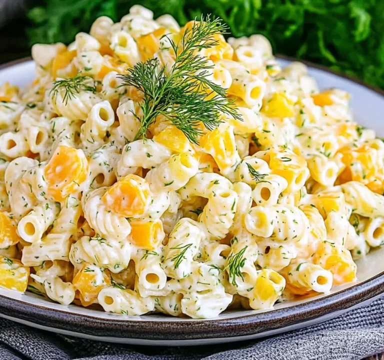 Dill Pickle Pasta Salad