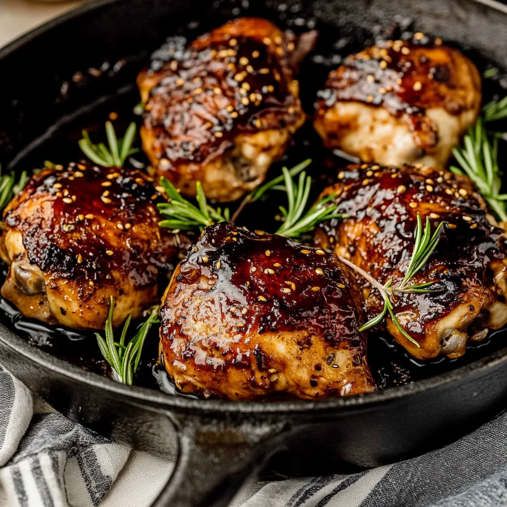 Fig Glazed Skillet Chicken