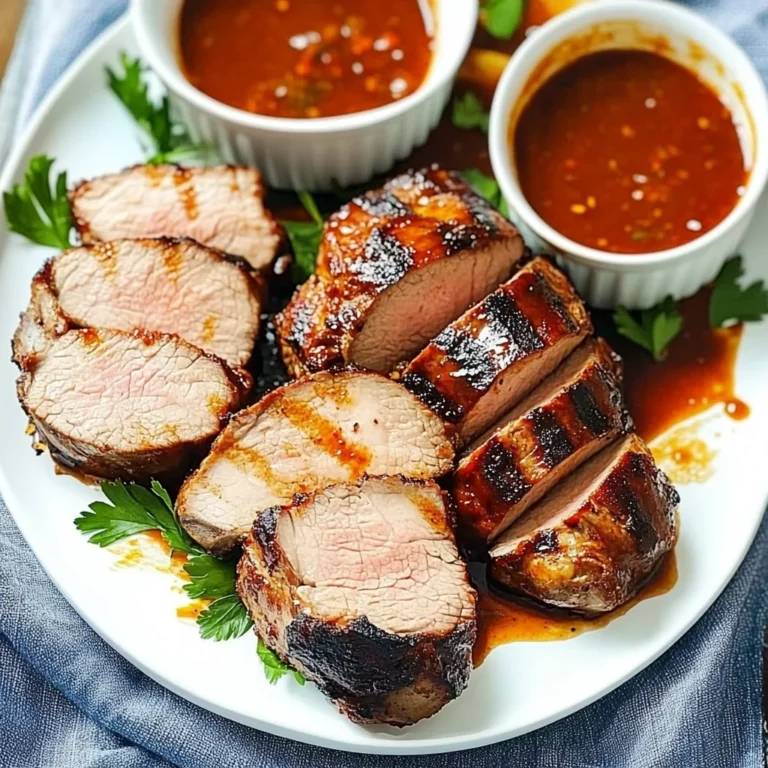 Grilled BBQ beef Tenderloin Recipe