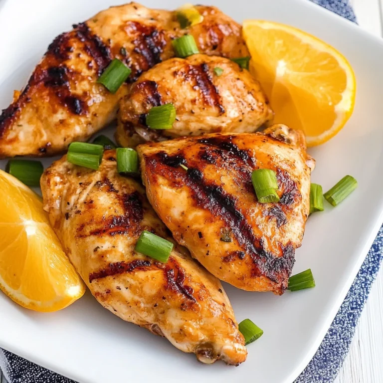 Grilled Citrus Garlic Chicken