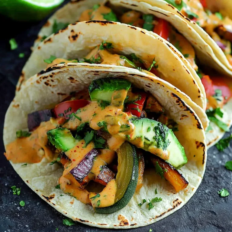 Grilled Thai Vegetable Tacos Recipe