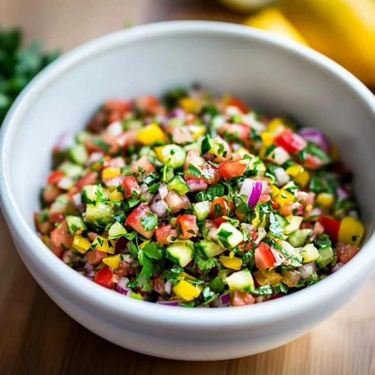 Israeli Salad Recipe