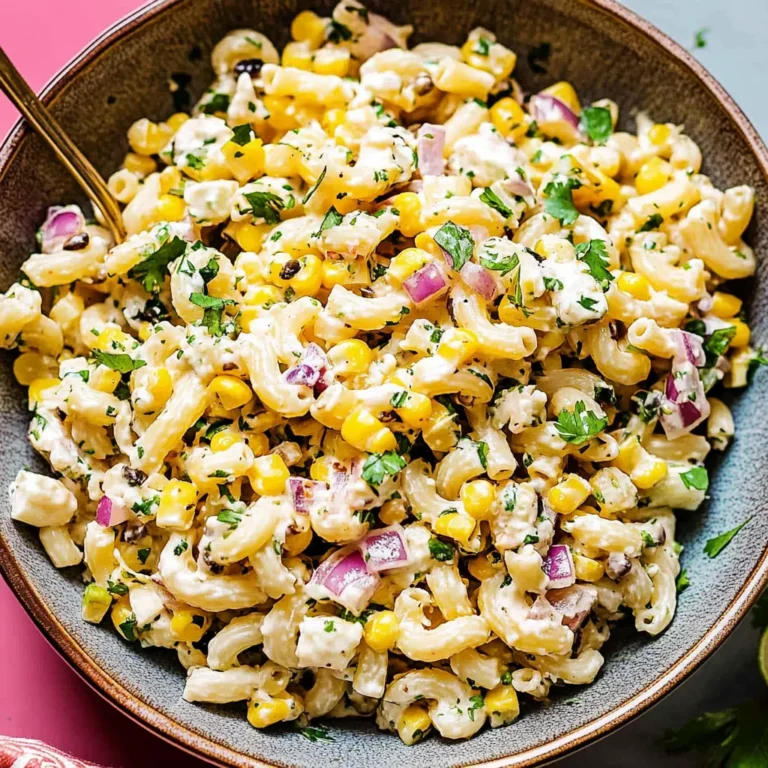 Mexican Street Corn Pasta Salad Recipe