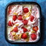 No-Churn Strawberry Cheesecake Ice Cream