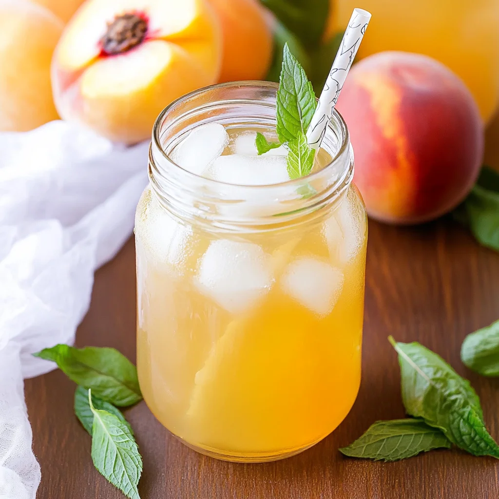 Peach Green Tea